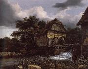 Jacob van Ruisdael Two Water Mills and an Open Sluice china oil painting artist